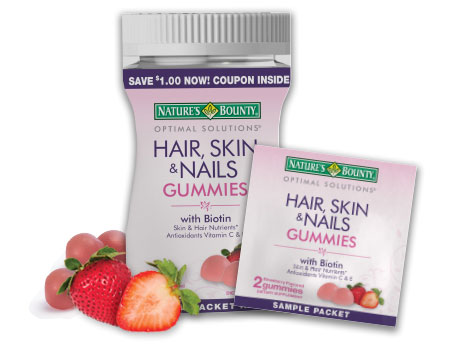 Free Natures Bounty Hair, Skin & Nails Gummies Sample
