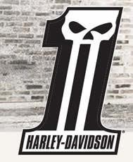 Free Harley Davidson Dark Custom Sticker