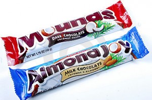 Free Almond Joy or Mounds Candy Bar