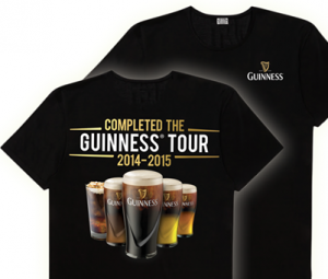 Free Guinness Tour T shirt