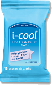 Free i cool Hot Flash Relief Cloth Sample Pack