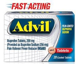 Free 20 ct Fast Acting Advil Film Coated Product (Mail In Rebate)