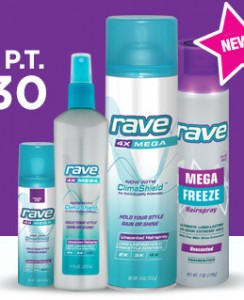 Free Rave Hairspray 3PM ET Daily