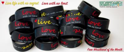 Free LIVE. LOVE. Wristband